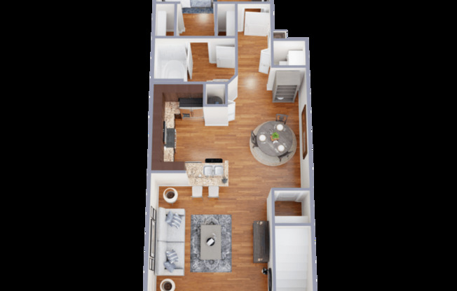 1 bed, 1 bath, 746 sqft, $1,190