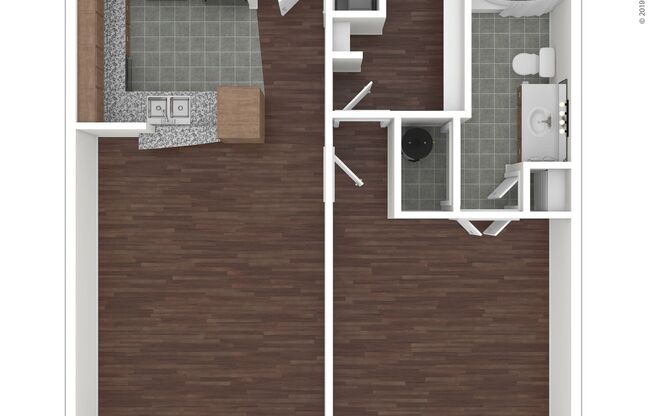 1 bed, 1 bath, 791 sqft, $2,245