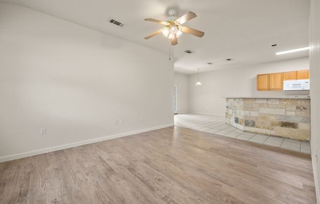 Lake Views in Lago Vista! Updated 3BR w/ Deck, No Rear Neighbors & New Floors