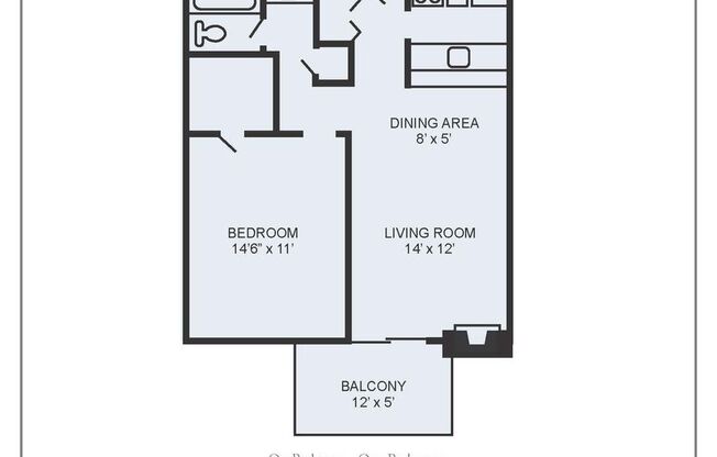 1 bed, 1 bath, 615 sqft, $1,495, Unit 307