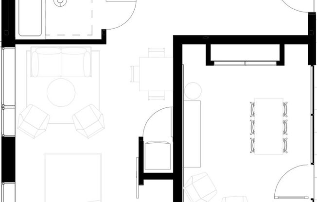 Studio, 1 bath, 450 sqft, $1,475, Unit 108