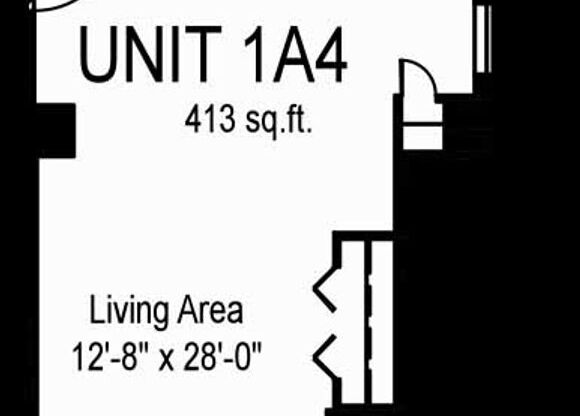 Studio, 1 bath, 294 sqft, $1,225, Unit New King Edward  1A4