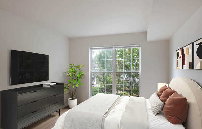 Bedroom with Hard Surface Flooring