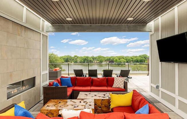Outdoor Rooftop Lounge