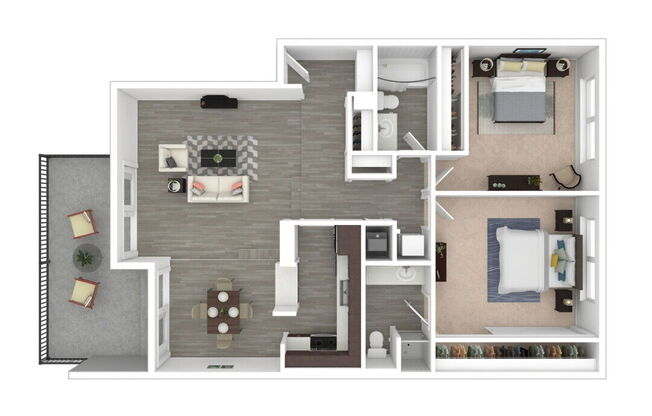 2 beds, 2 baths, 1,160 sqft, $4,108