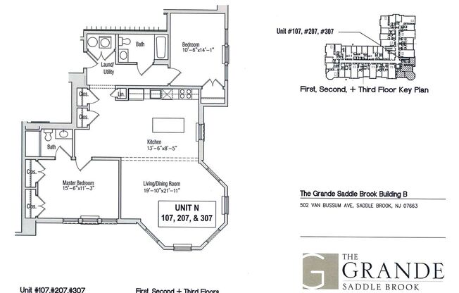 2 beds, 2 baths, 1,165 sqft, $3,195, Unit 107 B