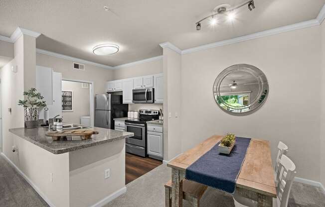 Upgraded kitchen cabinetry - Willow Spring Apartments