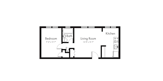 1 bed, 1 bath, 700 sqft, $1,015