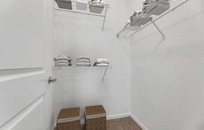 Laundry Closet at Platinum Castle Hills, Texas