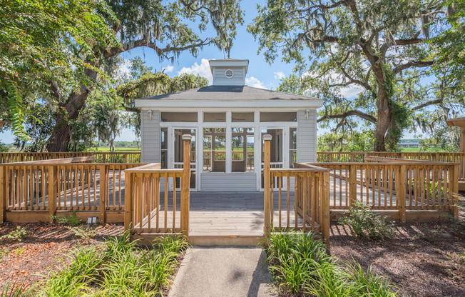 the gazebo at the whispering winds apartments in pearland, tx