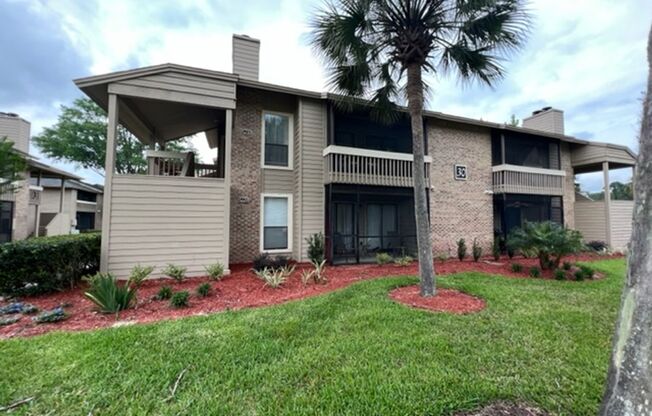 Enjoy serene water views and a prime location in this beautifully updated 1-bedroom, 1-bath condo in The Landings of Belle Rive.