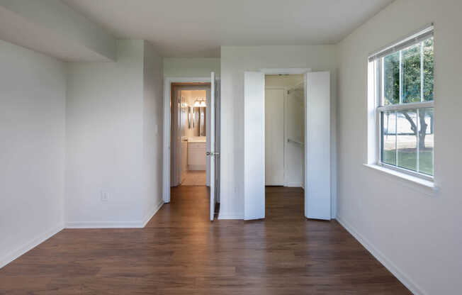 Bedroom with Hard Surface Flooring