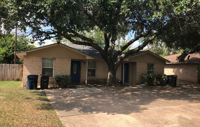 College Station - 2 Bedroom / 1 Bath Duplex - Interior and Exterior renovations.