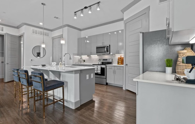 white interiors at Reveal Skyline  at La Cantera, Texas, 78256