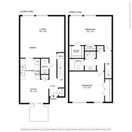 2 beds, 1.5 baths, 1,369 sqft, $2,848