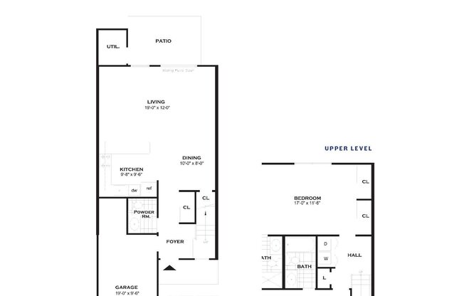 2 Bedroom 2.5 bath Duplex at Mirror Pond