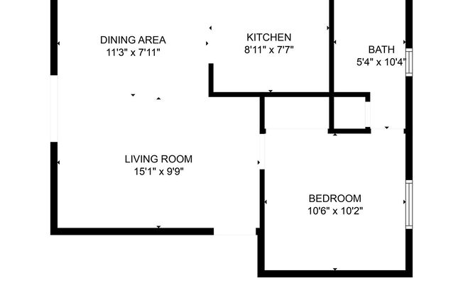 1 bed, 1 bath, $950, Unit Unit 06