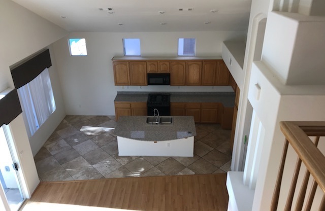 Rhodes Ranch gated golf course community three bedroom home with one bedroom and shower downstairs!