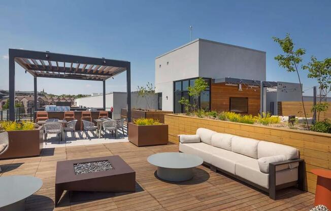 Rooftop overlooking all that LoHi has to offer.