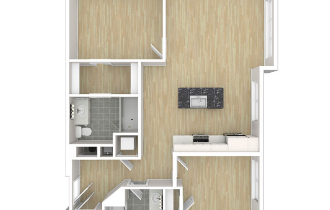 2 beds, 2 baths, 1,060 sqft, $5,658