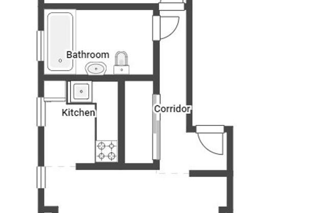 1 bed, 1 bath, 662 sqft, $1,200, Unit 79-3