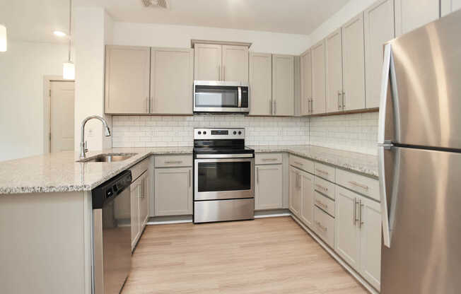 Kitchen with Stainless Steel Appliances