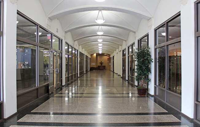 The Residences at 668 - Historic Hallway at The Residences at 668 Apartments, Ohio