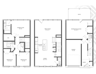 3 beds, 2.5 baths, 1,568 sqft, $2,662