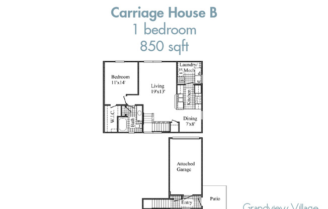1 bed, 1 bath, 850 sqft, $1,450, Unit 1393CH