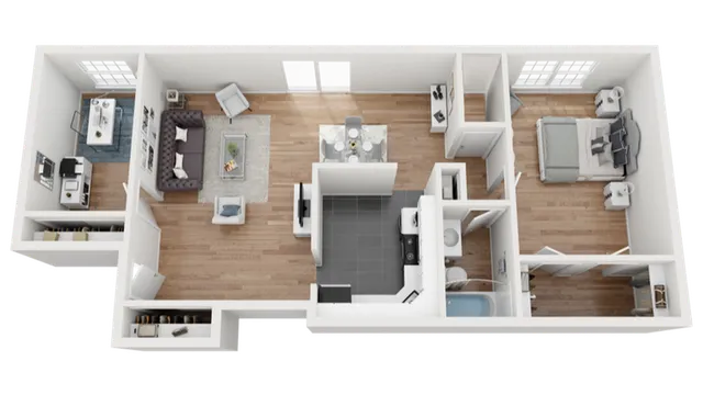 1 bed, 1 bath, 800 sqft, $1,509