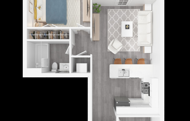 1 bed, 1 bath, 715 sqft, $1,375, Unit 3309