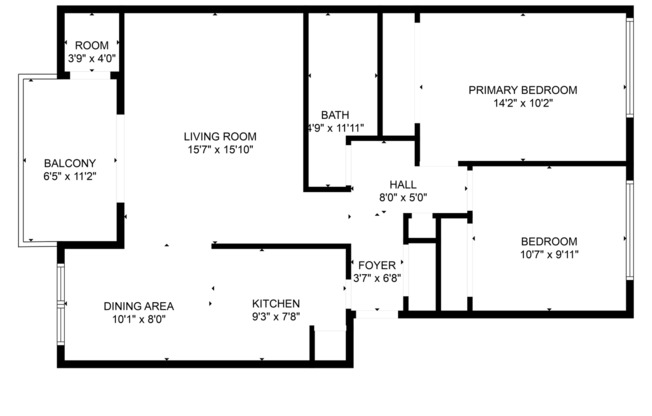 2 beds, 1 bath, 864 sqft, $1,349, Unit #30