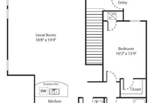 1 bed, 1 bath, 941 sqft, $1,468
