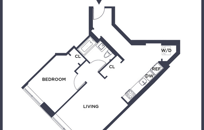 1 bed, 1 bath, $4,900, Unit 404
