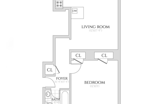 1 bed, 1 bath, $4,500, Unit 500