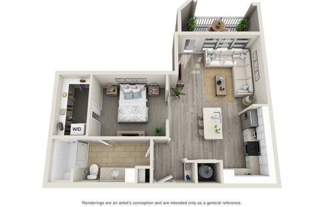 1 bed, 1 bath, 782 sqft, $1,761