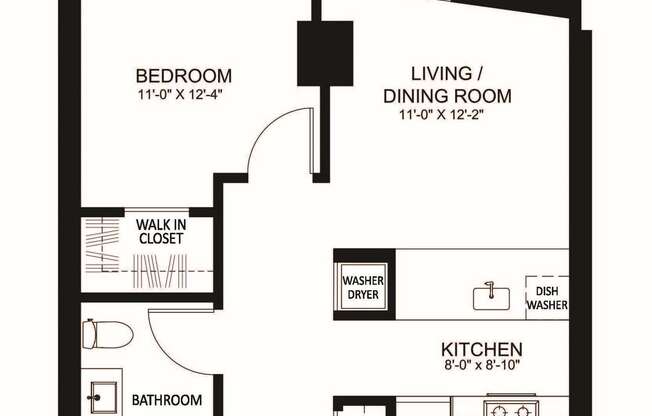 1 bed, 1 bath, 601 sqft, $3,585