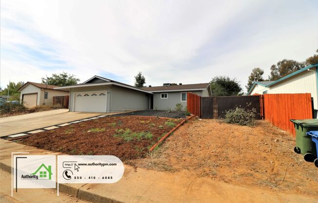 1127 Jaxon Way - North Redding, We Welcome Pets with Additional $50.00 added to the rent.