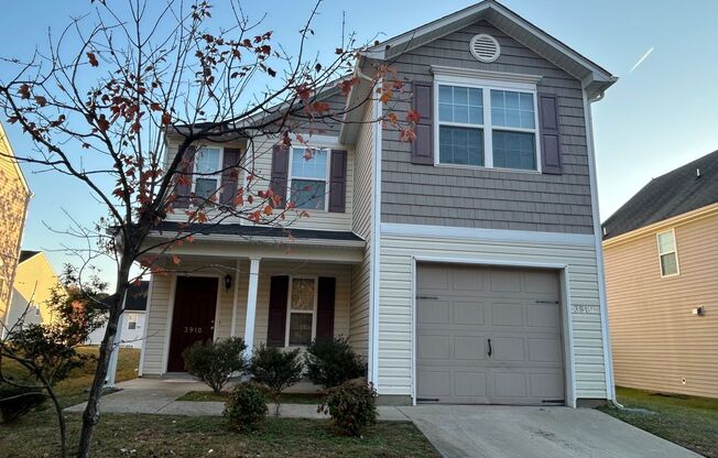 Newer 3BD/2.5 BA home w/ garage in quiet subdivision and only 15 minutes to downtown Raleigh!