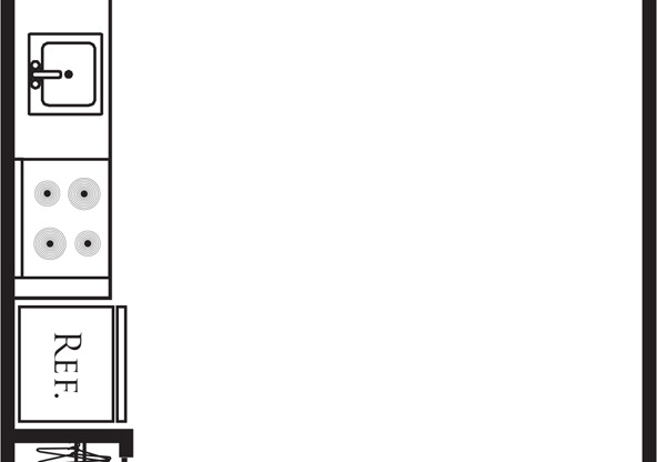Studio, 1 bath, 350 sqft, $1,222, Unit 315