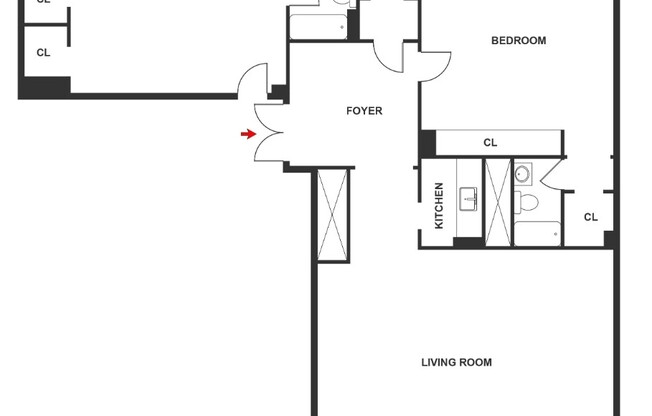 2 beds, 2 baths, 1,550 sqft, $19,500, Unit 1214
