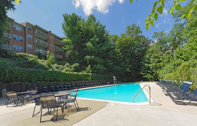 Resort-Style Pool at Kenilworth at Charles Apartments, Towson, Maryland