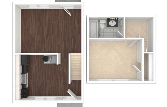 1 bed, 1 bath, 600 sqft, $1,241