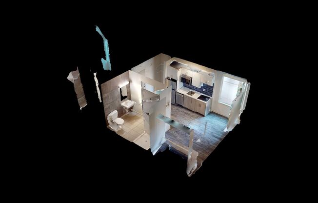 Studio, 1 bath, 244 sqft, $1,233, Unit 304