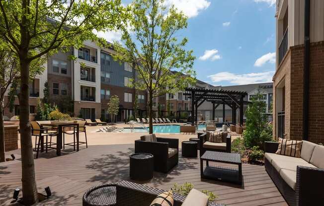 Outdoor Lounge with Couches