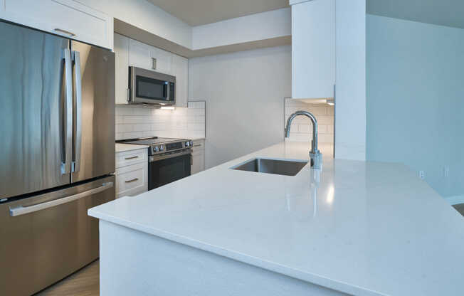 Kitchen with Stainless Steel Appliances