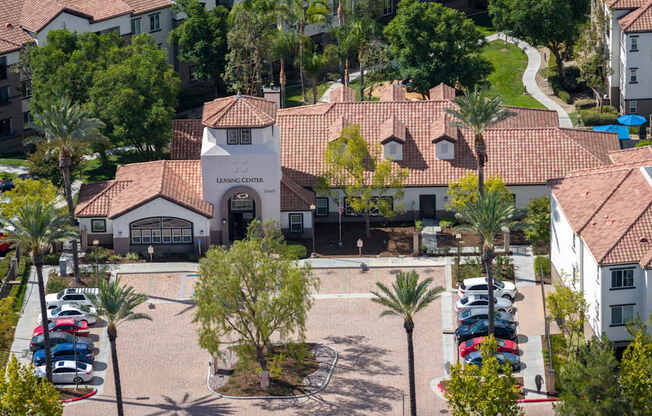 Aerial view of FountainGlen Grand Isle 55+ Apartment Community