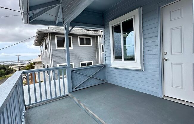 AIEA HEIGHTS NEWLY RENOVATED 4 BEDROOM, 2 BATH Covered garage, lanai with a view, plenty storage space, level back yard