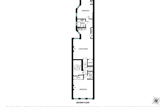 2 beds, 2 baths, 1,321 sqft, $9,500, Unit 2A