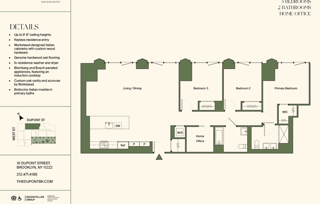 3 beds, 2 baths, $11,950, Unit 29F
